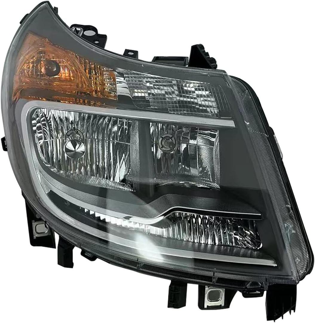 LONGLING Replacement Passenger Right Side Headlight Headlamp without DRL for RAM Promaster 1500 2500 3500 from 2010-2022