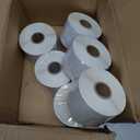 Zebra 2.25 x 1.25 in Direct Thermal Polypropylene Labels PolyPro 4000D Permanent Adhesive Shipping Labels 1 in Core 6 rolls 10031644SP
