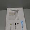 NearMoon Swivel Towel Rack, 13.8" Thicken 304 Stainless Steel 4-Arm Towel Bar, Space Saving Wall Mounted Towel Holder with Hook, Rustproof Swing Out Towel Hanger for Bathroom, Kitchen (Chrome Finish)