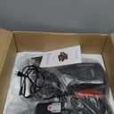 Under Desk Elliptical Machine, Electric Elliptical Leg Exerciser for Seniors with 12 Adjustable, Portable Quiet Elliptical Exercise Machine, Seated Pedal Exerciser with Remote Control (Orange)