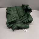 Essentials Womens Lightweight Long-Sleeve Water-Resistant Packable Puffer Jacket Small, Dark Green 