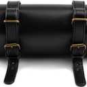 Motorcycle Saddle Bag Mini Motorbike Fork Handlebar Pu Leather Tool Storage Bag
