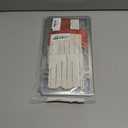 Ohuhu License Plate Frames, 2 Pcs 4 Holes Slim Stainless Steel Polish Mirror License Plate Frame + Chrome Screw Caps (Silver)