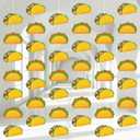 8 Pcs Taco Birthday Party Decorations Mexican Fiesta Garland Banner Cinco De Mayo Party Banner Fiesta Ceiling Hanging Streamers Cutouts for Taco Twosday Bout Baby Shower Decor Supplies