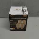 DORESshop Edison Bulbs, Vintage Edison Light Bulbs 40 Watt, T45, 110-130 Volts, E26/E27 Base Incandescent Dimmable Decorative Antique Filament Light Bulbs, Amber Glass, Warm White, 4 Pack