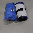 Elevated Inflatable Dog Cone Collar Alternative After Surgery, Dog Donut Collar, Soft Pet Cone to Stop Licking for Small Medium Large Dogs (L(Neck 12"-16"), Solid Blue)