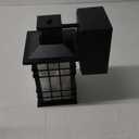 Motion Sensor Porch Light with GFCI Outlets, 11.4'' Dusk to Dawn Outdoor Wall Light Black, 3 Modes Front Door Exterior Light Fixture Waterproof Outside Light Wall Mount for House Garage