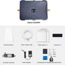 Cell Phone Booster for Home & Multi-Room, Up to 7000 Sq.Ft, Cell Phone Signal Booster for Band 5/12/13/17,Boost 5G 4G LTE 3G Data for All U.S. Carriers, FCC Approved
