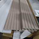 Art3d Slat Wall Panels, WPC Soundproof 3D Wall Paneling for Interior Wall Decor, TV Background, 8-Pack 96 x 6 in. Oak