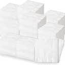 Kisston 2000 Count Cocktail Napkins Bulk White Cocktail Napkins Paper 1 Ply Folded Bulk for Kitchen Wedding Beverage Hand Towel Paper for Restaurants Bar Party