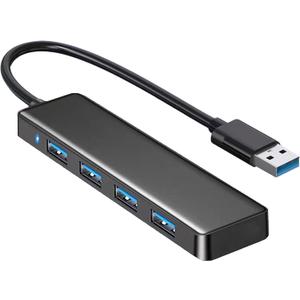 USB 3.0 Hub, VIENON 4-Port USB Hub USB Splitter USB Expander for Laptop, Xbox, Flash Drive, HDD, Console, Printer, Camera,Keyborad, Mouse(Not for Charging)