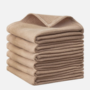 Qultina Dish Towels Set,100% Cotton Waffle Weave Kitchen Towels 25x18 6 Pack