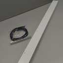 1" x 32" White Aluminum Storm Door Sweep Replacement Weatherproof Bottom Seal for Security Doors (1, 32Inch-White)
