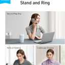 Anker Magnetic Ring Stand for iPhone 15 Pro Case, Silicone Finger Ring Grip Stand Holder, Military Grade Drop Tested, Compatible with MagSafe, Built in Kickstand, Soft Edge Anti-Fingerprint, Black