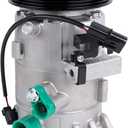 97701A5501 A/C Compressor with Clutch Replacement for Hyundai Elantra 2017 Kia Forte Koup Forte5 2014-2016 Soul 2014-2019 L4 1.6L 97701-A5501 97701A5502RU