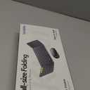 Foldable Keyboard and Mouse, Samsers Folding Bluetooth Keyboard Combo, 2.4G + BT5.0 x 2, Full-Size Portable Travel Keyboard & USB-C Rechargeable Wireless Mouse for iOS Android Windows Mac OS