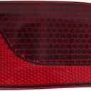 Rear Bumper Reflector Passenger Right Side Compatible with Jeep Compass 2017 2018 2019 2020 2021 Replace for CH1185106,55112678AA
