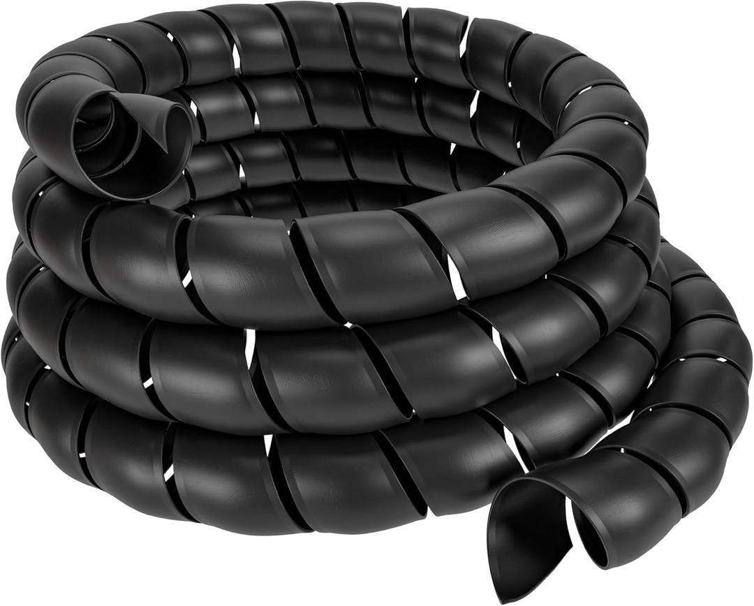 Hydraulic Hose Protector, 2" OD x 10' Length Spiral Wrap
