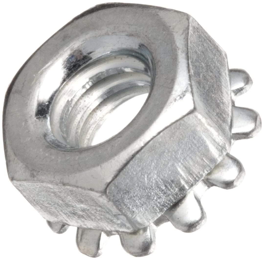 3 x Steel Hex Nut, #4-40 Threads (Pack of 100)