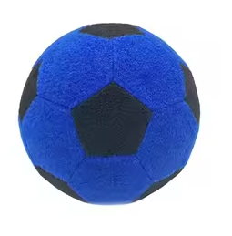 Fabric Soccer Ball, Soft Indoor and Outdoor Play Ball, Blue