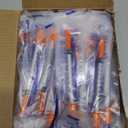 U-100 Syringes - 30G 5/16" (8mm), 100Pack Multiple Uses Measuring Tools 1ml/cc, Individual Wrapped