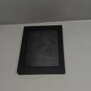 6x8 Shadow Box Frame Black Wood | with a 3/4" Usable Display Depth | Includes a Black Real Suede Texture Acid-Free Backing Board, UV Resistant Acrylic, and Hanging Hardware