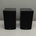 Polk Audio T15 Home Theater and Stereo Bookshelf Speakers  Deep Bass Response, Dolby and DTS Surround, Wall-Mountable, Pair, Black