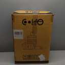 Coolife Suitcase Set 3 Piece Luggage Set Carry On Hardside Luggage with TSA Lock Spinner Wheels (Black, 3 piece set (DB/TB/20))