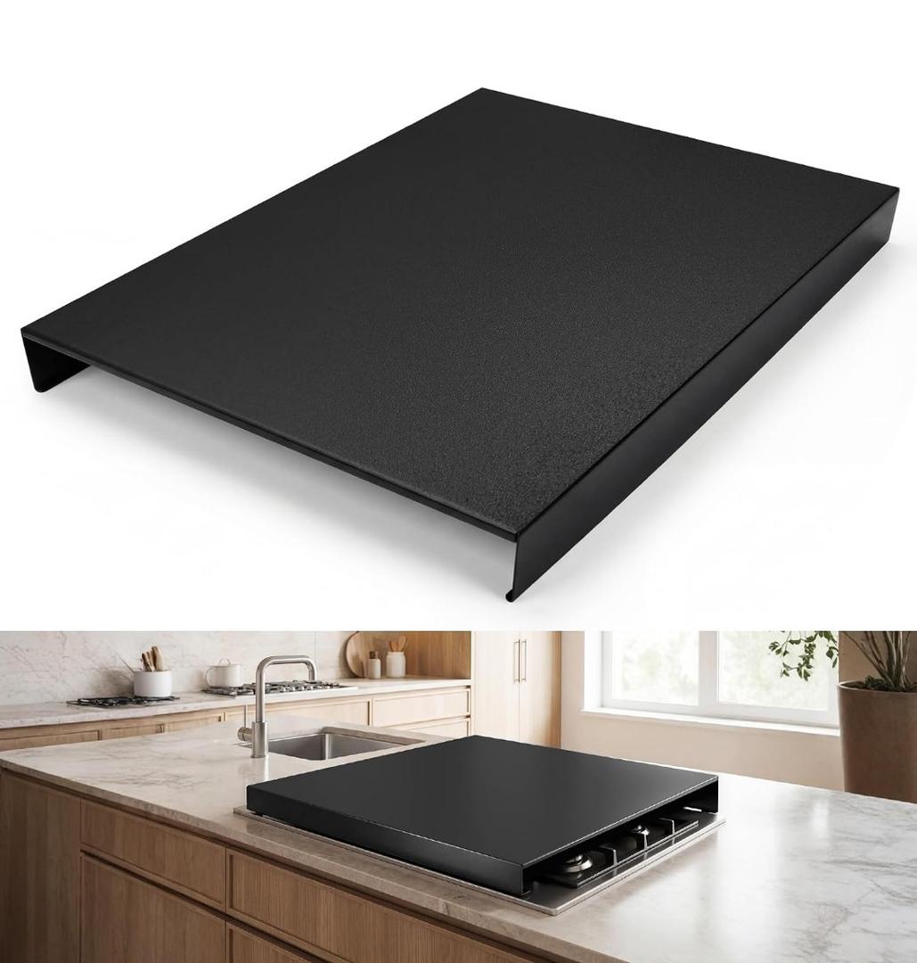 Duty Stainless Steel Stove Cover Board, 30 x 22.3x 2.75 Inch Gas Stove Top Cover, Scratch & Splash Protection Noodle Board for Electric/Gas Range,Easy-Clean Electric Stove Cover Board