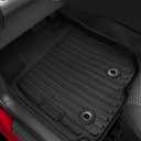 Car Floor Mats for Toyota RAV4: 2006 2007 2008 2009 2010 2011 2012 Without 3rd Row Seat All Weather Carpet Custom Fit for RAV-4 Front Second Row Cargo Area Accessories Heavy Duty Full Set Rubber Liner