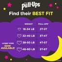 Pull-Ups Girls' Nighttime Potty Training Pants, Training Underwear, 2T-3T (16-34 lbs), 68 Ct,