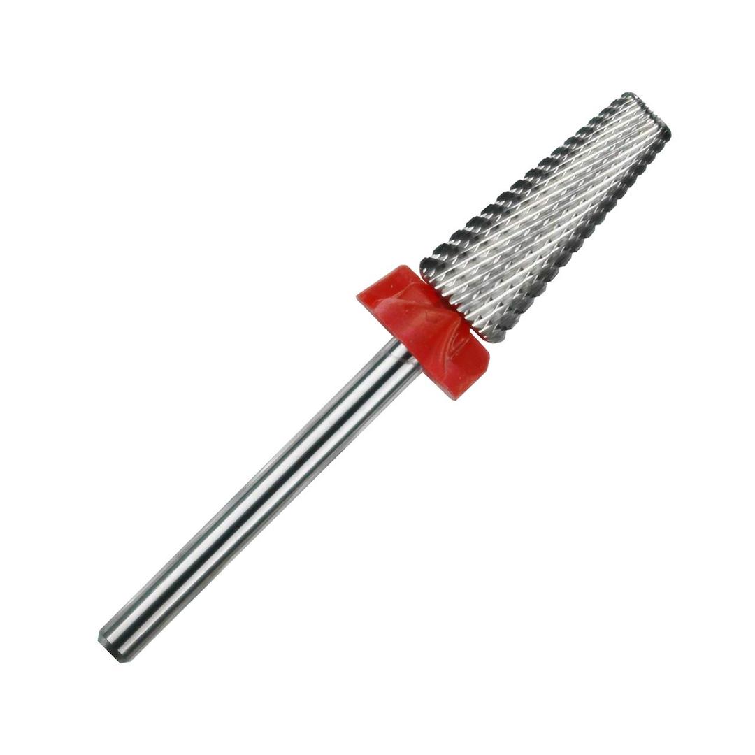 C & I 5 in 1 Nail Drill Bit, Cross & Slim Edition, Professional Nail Drills for Electric Manicure Drill Machine (Fine -F)