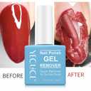 3 x Gel Nail Polish Remover, (3pcs) Gel Polish Remover Natural Formula Portable Kit, No Need for Foil, Soaking Or Wrapping, Quick & Easy Polish Remover In 3-5 Minutes