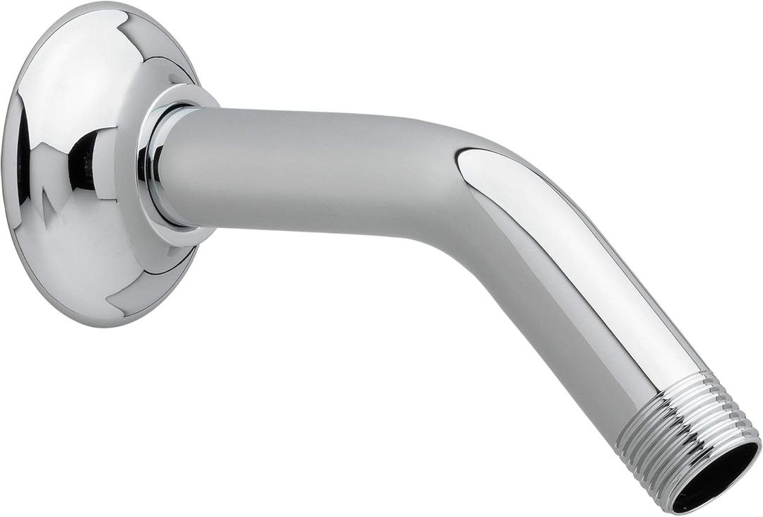 American Standard 1660240.002 Wall Mount Standard Shower Head Arm and Flange, Polished Chrome
