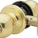 Copper Creek BK2040PB Ball Door Knob, Keyed Entry Function, 1 Pack, in Polished Brass