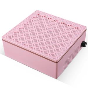 Nail Dust Collector Dust Collector Machine Reusable Filter & Powerful 120W (Pink, Adjustable Speed Version)