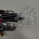 BRIGHTDECK Snowflake Solar Christmas Decorations Outdoor, 5 Pack LED Christmas Pathway Lights, Waterproof Snowflake Pathway, Stake Lights for Garden Decor(5Pcs Warm White)