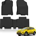 KUST Floor Mats for 2013-2018 Toyota RAV4 (Not for Hybrid or Prime)
Front Rear Car Mats Accessories, All Weather Protection, TPE, Raised Edge