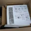 Broan-NuTone Bathroom Exhaust Fan with LED Light and Roomside Installation, Energy Star Certified, 110 CFM, Very Quiet 1.0 Sones White, AE110L