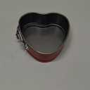 Tioncy 9 Inch Heart Shaped Springform Pan Red Heart Nonstick Cake Mold Cheesecake Pan with a Detachable Bottom for Quick Release, Carbon Steel Bakeware for Valentine Wedding Birthday Anniversary