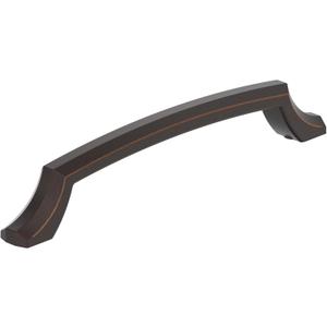 Amerock Bellamy 6-5/16 inch (160mm) Center-to-Center Oil-Rubbed Bronze Cabinet Pull, BP36690ORB