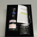 Spacenight Electric Herb Grinder COMPACT for Flower Buds, USB-Rechargeable, 2pcs 1.7oz Glass Herb Chamber - Ideal for Everyday Carry