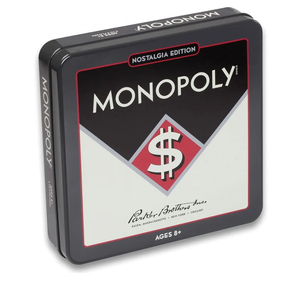 WS Game Company Monopoly Nostalgia Edition Board Game in Collectible Tin