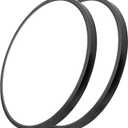 20 Inch Large LED Flush Mount Ceiling Light, 40W,4350LM, 3000K/4000K/6000K CCT Selectable,Black Flat Panel Light Low Profile Ceiling Light Fitures for Hallway, Kitchen, Bedroom, Laundry Room, 2PK