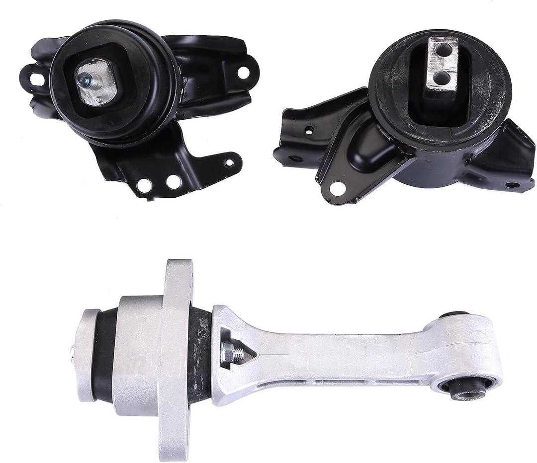 3PCS Engine Motor & Transmission Mount fit for Hyundai Sonata Kia Optima 2.0L 2.4L 2011 2012 2013 2014 2015, A71034 A71001 A7197 Engine Motor & Trans Mount Set