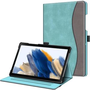 Fintie Case for Samsung Galaxy Tab A8 10.5 Inch 2022 Model (SM-X200/X205/X207), Multi-Angle Viewing Smart Stand Back Cover with Pocket Auto Wake/Sleep, Turquoise