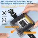 4 Pack for Apple Watch Series 10 46mm Screen Protector [Easy Installation Kit] Soft TPU Clear Film for iWatch Accessories, HD Full Coverage, Anti Scratch, Touch Sensitive, Bubble Free