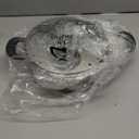 Egg Poacher Pan Stainless Steel Poached Egg Maker with 4 Cups Nonstick Stovetop Egg Cooker Pot for Induction Cooktop (Silver, 1-Pack)