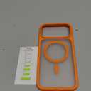 TORRAS Stronger Magnetic & Shockproof for iPhone 17 Pro Max Case, Fit for MagSafe, Military Grade Drop Protection, Camera Control, DIY Button, Slim for iPhone 17 Pro Max Case Translucent Orange