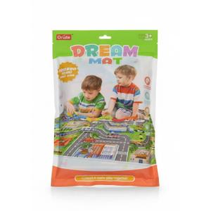 Oriate Kids Dream Mat Girls Toy Car Playmat, Princess Castle Girl Pink Kids Play mat, Parent-Kid Interaction Pretend Game Mat for Playroom Bedroom Floor, Ideal Girl Toys Play and Learn(not Rug) (Fairy Tale Mat)